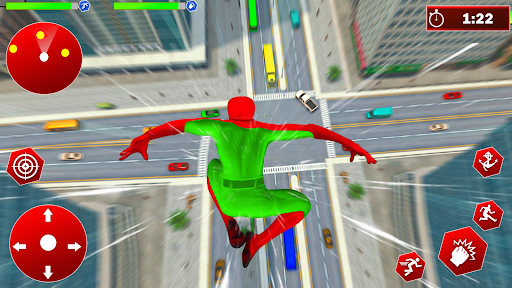 Miami Rope Hero Spider Game