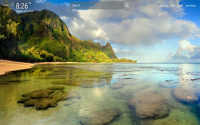 Hawaii Wallpapers Theme New Tab