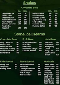 Gatox Natural Ice Cream menu 1