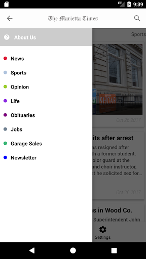 Screenshot Marietta Times