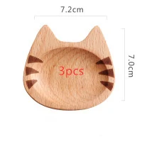 Cat Plat en bois massif