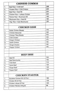 Green Pepper menu 2