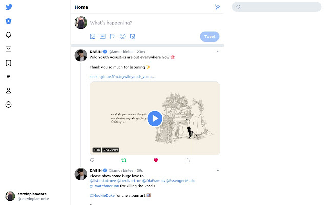 Twitter Stripped chrome extension