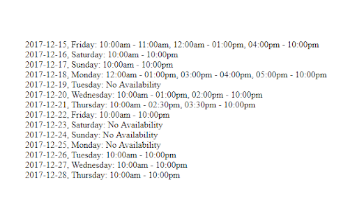 Availability
