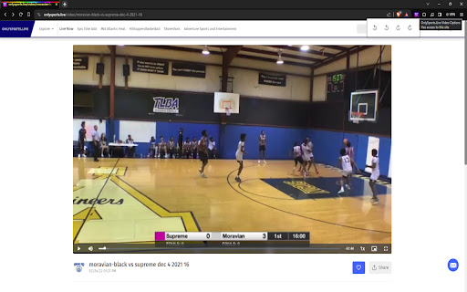 OnlySports.Live Video Options