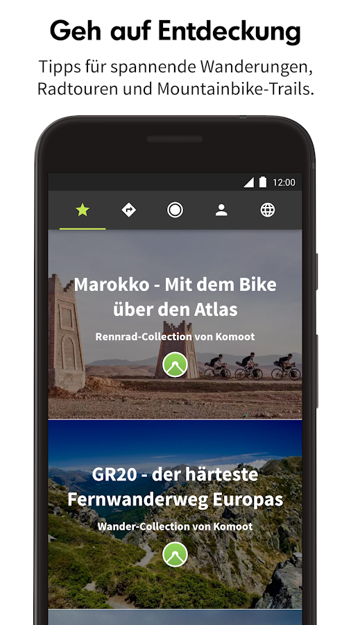 komoot — Fahrrad & Wander Navi AndroidApps auf Google Play