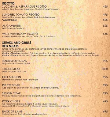 MediumWellDone menu 