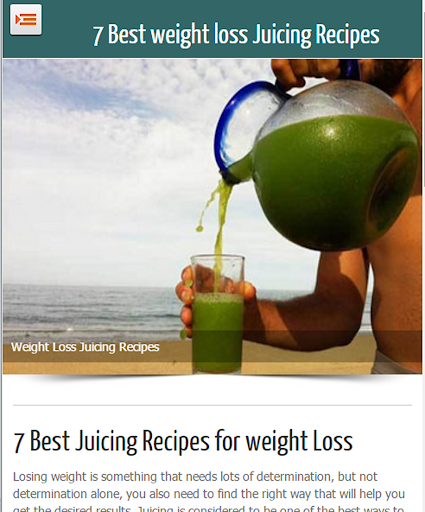 7 Weight Loss Juicing Recipes