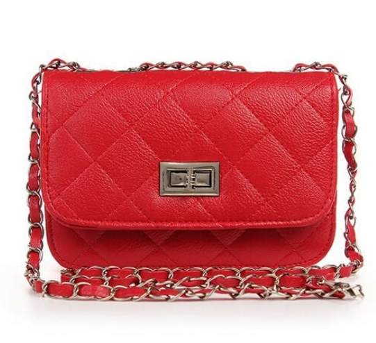 Title 2, Bolsa Pequena com Fechadura Giratória de Rombos...