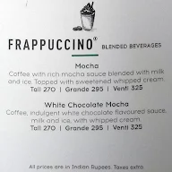 Starbucks menu 8