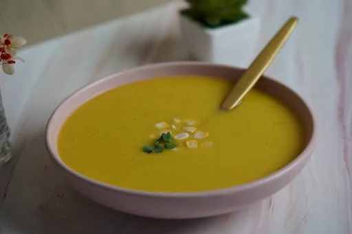 Roasted Corn And Pumpkin Soup