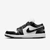 women's air jordan 1 low white/white/black