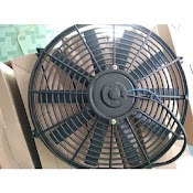 Quạt Dàn Nóng Tản Nhiệt Ô Tô 12 Inch, Công Suất 80W, Chạy Điện 12V & 24V, Cánh Thẳng