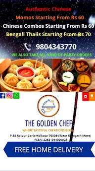 The Golden Chef menu 1