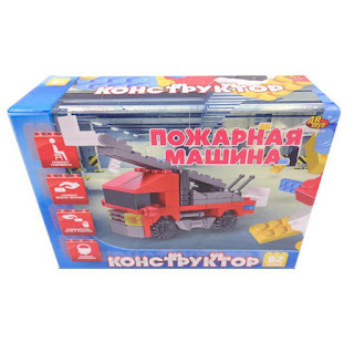 Конструктор Пожарная машина 82 детали ABtoys за 145 руб.