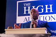 Solly Msimanga, the mayor of Tshwane, gives a talk before the auctioning off of the mayoral house in Tshwane, Johannesburg, November 23, 2017. The house was sold for R5,1 million all of which will be used to build RDP houses. 