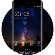 Galaxy theme fantasy Starry sky wallpaper HD  Icon