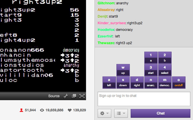 GAMEPAD for Twitch Plays Pokemon chrome extension