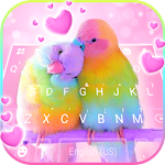 Cover Image of Herunterladen Liebe Papageien 3D Wallpaper Tastatur Hintergrund 1.0 APK