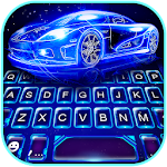 Cover Image of Download Neon Sports Car Keyboard Theme 1.0 APK