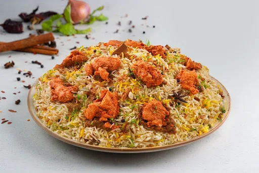 Hyderabadi Chicken Tikka Biryani (Serves-1)