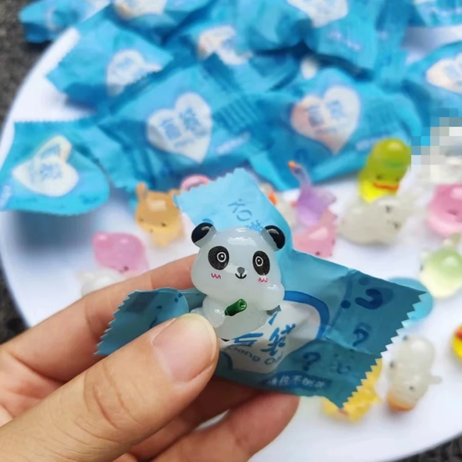 Lichtgevend driedimensionaal cartoonmodel van kleine dieren, ideaal speelgoed voor kinderen, stimuleert fantasie en creativiteit, perfect als cadeau
