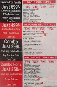 Pizza Galleria menu 1