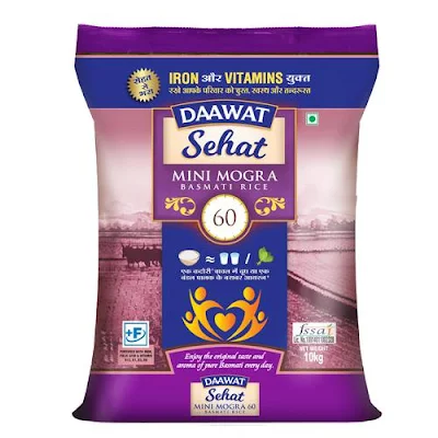 Daawat Sehat Mini Mogra Basmati Rice - 5 kg