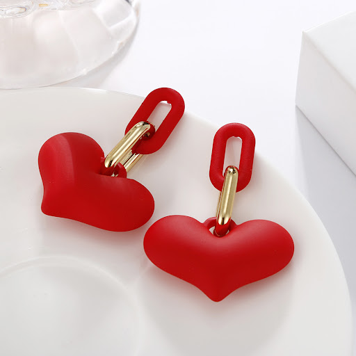 Title 3, Candy Colored Love Earrings Womens Summer Small...