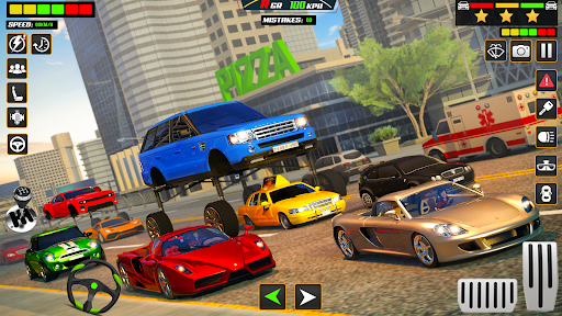 Screenshot Elevated Car Driving Car Games