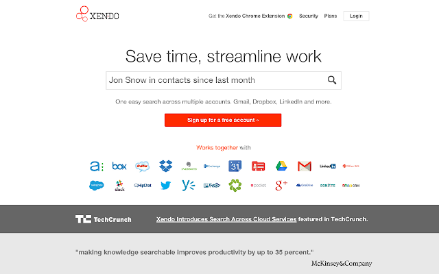 Screenshot of Xendo