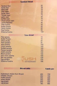 The Rush Restaurant menu 5