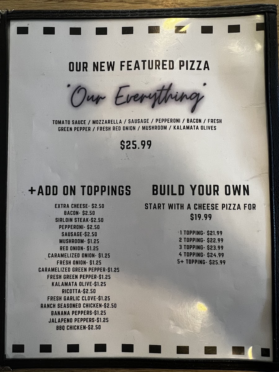 Updated menu, 05/2023