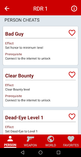 Unofficial Red Dead QuickCodes