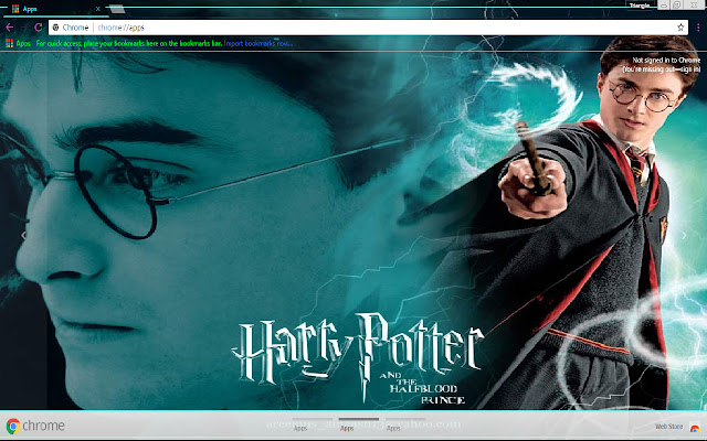 Harry Potter 1366x768 chrome extension