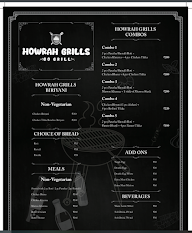 Howrah Grills menu 1