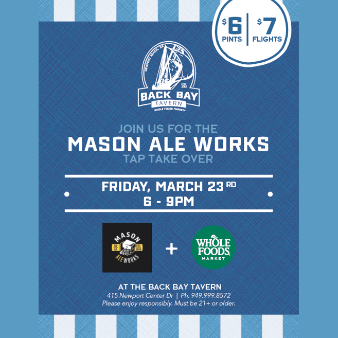 Logo for Mason Ale Works Tap Take Over