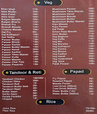 Hyderabadi Zaika menu 3