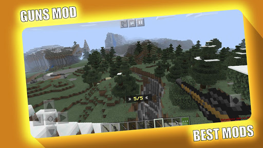 Screenshot Guns Mod for Minecraft PE - MC