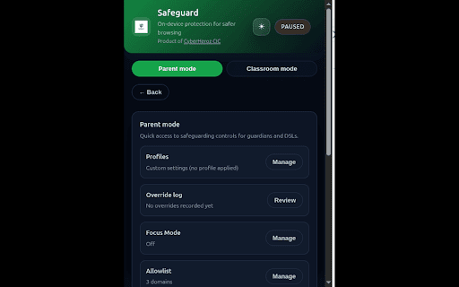 Safeguard (SafeBrowse AI) screenshot 2