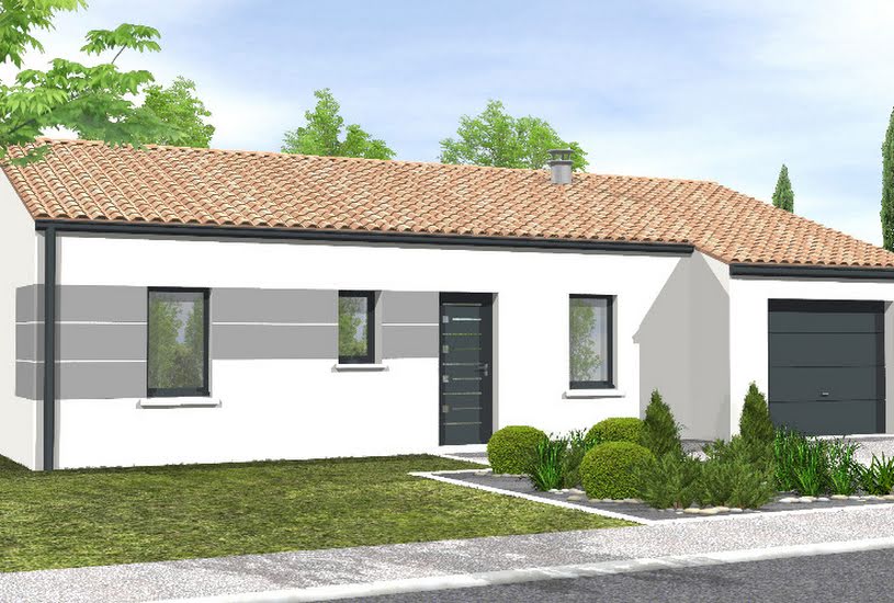  Vente Terrain + Maison - Terrain : 764m² - Maison : 90m² à Beaulieu-sous-la-Roche (85190) 