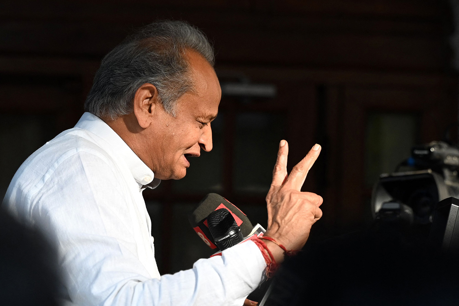 In Rajasthan’s Sardarpura seat, Ashok Gehlot faces off against the BJP’s Rajput “martyr”