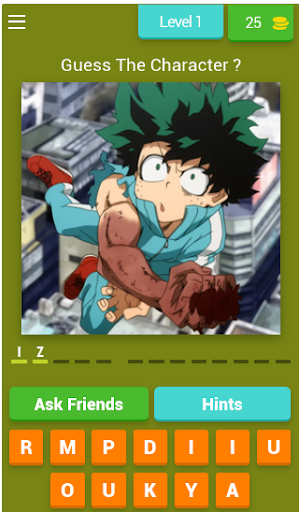 Boku no Hero Academia - Quiz Game
