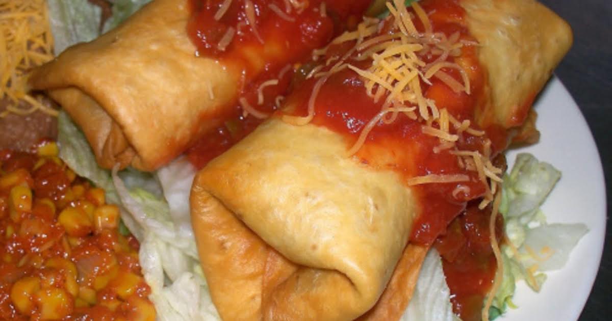 Beef Chimichangas  Just A Pinch Recipes