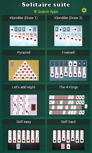 Solitaire suite - 10 in 1