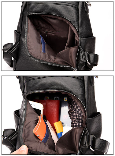 Title 5, All-match soft leather anti-theft multifunction...