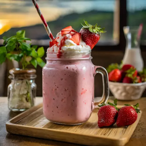 Strawberry Shake [450 Ml, 1 Mason Jar]