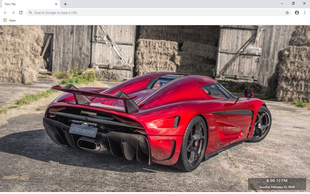 Koenigsegg Regera New Tab