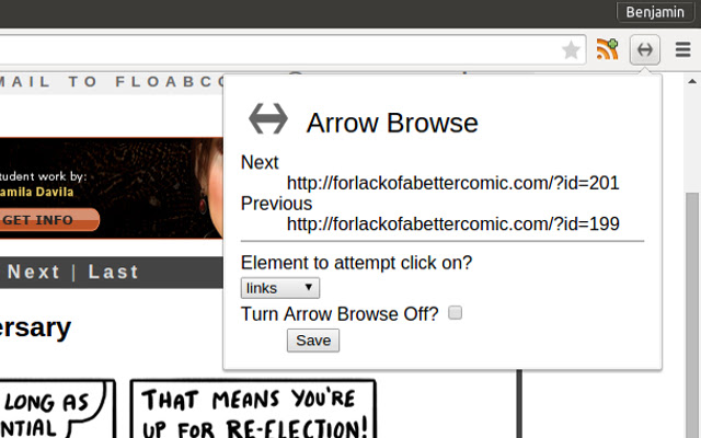 Arrow Browse