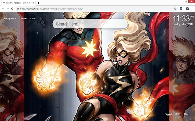 Marvel Comics HD Wallpapers New Tab Theme